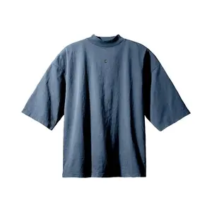 Yeezy Gap Logo 3/4 Sleeve Tee Dark Blue (men) by StockX