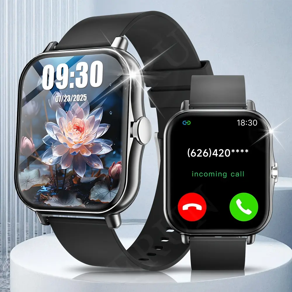 2026 New Smartwatch, Wireless Calling/Call Answering, Reminders for Sitting Too Long, Weather Updates, Message Notifications, Multiple Sports Modes (Cycling, Jump Rope, Jogging), Travel Essential, Compatible with Android/iPhone & Apple handle watch