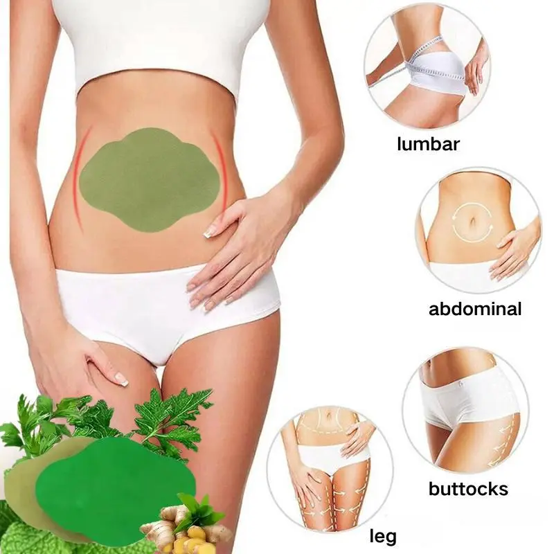 72 pieces of wormwood belly patch, breathable patch, belly button patch, anti-sweat patch, waterproof patch, natural belly patch for men and women, abdominal belly patch