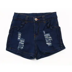 Blue Print Girls Short Denim