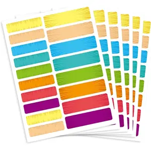 Waterproof Removable Labels Name Stickers - 360Pcs Handwrite Labels for Water Bottles,Kids School Supplies,Camp Gears Daycare and Storage Bins