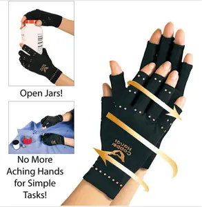 FlexRelief: Copper Ammonia Fiber Gloves for Arthritis & Typing