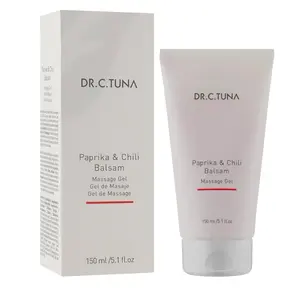 Farmasi Paprika & Chili Balsam Soothing Massage Gel 150ml - Natural Warming Formula for Muscle Relief, Gentle Application, Suitable for All Skin Types