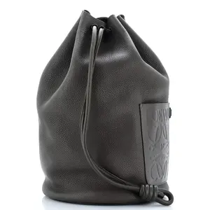 Pre-owned Loewe Leather Backpacks Sailor Bucket Backpack by Rebag