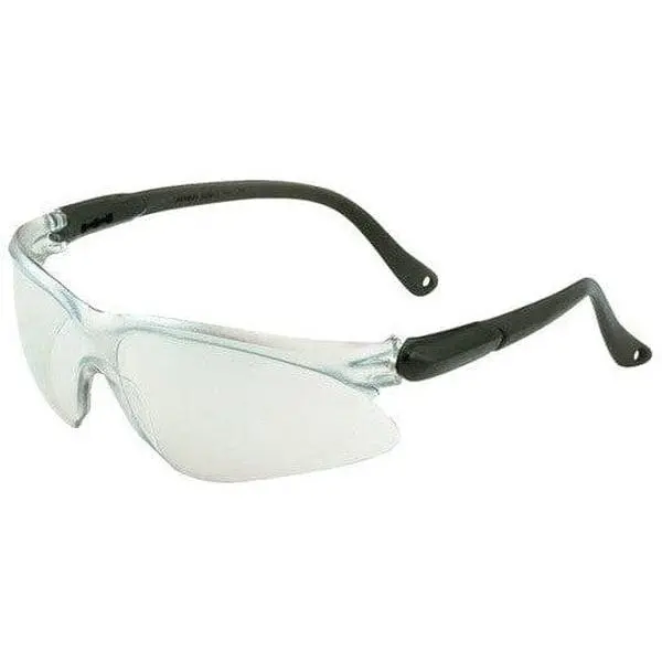 KleenGuard Visio Safety Glasses with Black Temple and Indoor/Outdoor Lens, Z87 Safety Glasses, 44 Mm Lens Height, 110-130 Mm Temple Length, 130 Mm Frame Width
