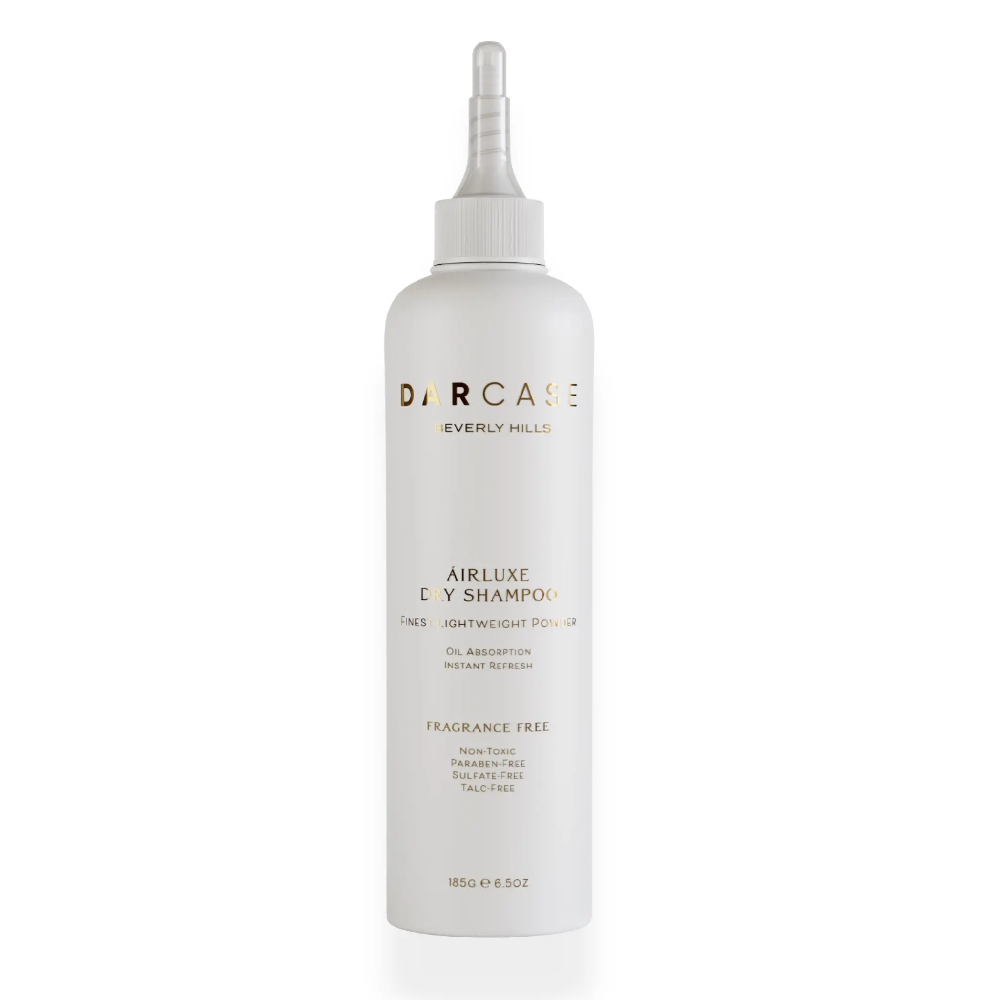AirLuxe Fragrance-Free Dry Shampoo Powder – Non-Toxic & Lightweight, Largest Bottle on the Market by Darcase Luxury Beauty