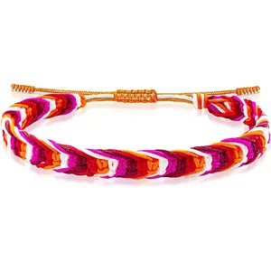 LGBTQ Rainbow Pride Bracelets for Women Men Bisexual Lesbian Transgender Pansexual Nonbinary Asexual Gender Fluid Handmade Braided LGBT Pride Bracelets for Pride Month LGBTQ Community