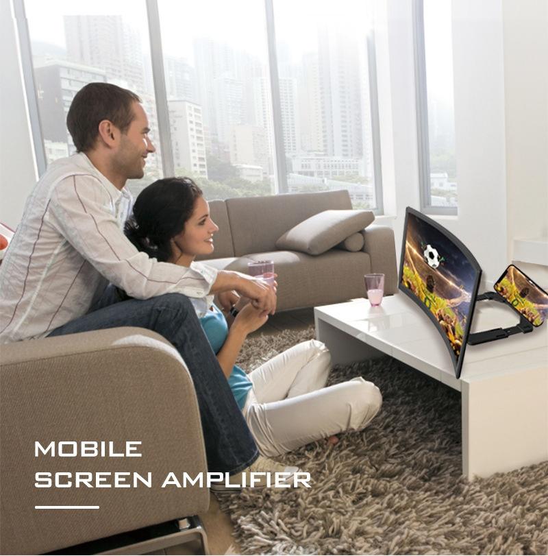 14-Inch Universal Plastic TV & Smartphone Screen Amplifier - with Audio Enhancement for Phones & Electronics