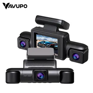 4 Channel Dash Cam 1080P Full HD Car Dvr with IPS Screen, Wide Angle Coverage Night Vision Loop Recording, Comprehensive Driving Monitoring Car Dash Camera