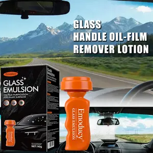 Emoducy Automotive Handheld Oil Flmr Cream,Glasshandle Oil-Filmremover Lotion,Window Oil Film Cleaning,FastCleaning, CompactAnd Easy To Cary-100g Degreaser Cleaner fathersdaygift