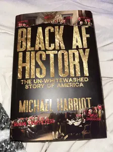 Black AF History: The Un-Whitewashed Story of America Hardcover Comicbook, Featuring Historical Insights for Black People