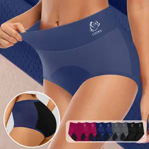 Morelect 8 Pcs Women's Honeycomb Mesh High Waist Underwear, Period Panties Breathable Airy, High Stretch Gentle Fit, No Sweat No Odor Briefs for Spring Summer, Everyday Comfort