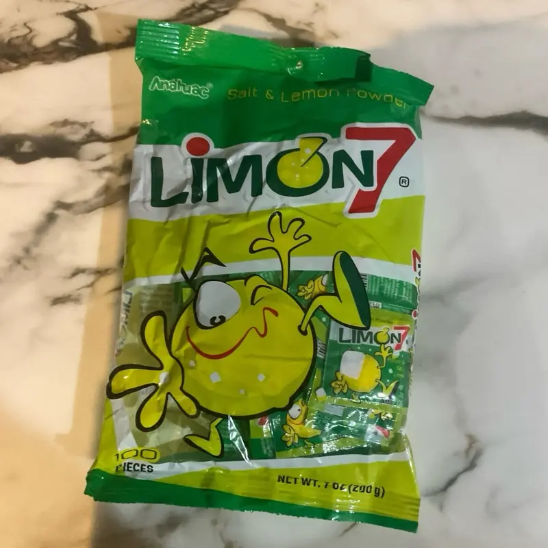 Limon 7 lime & salt powder candy