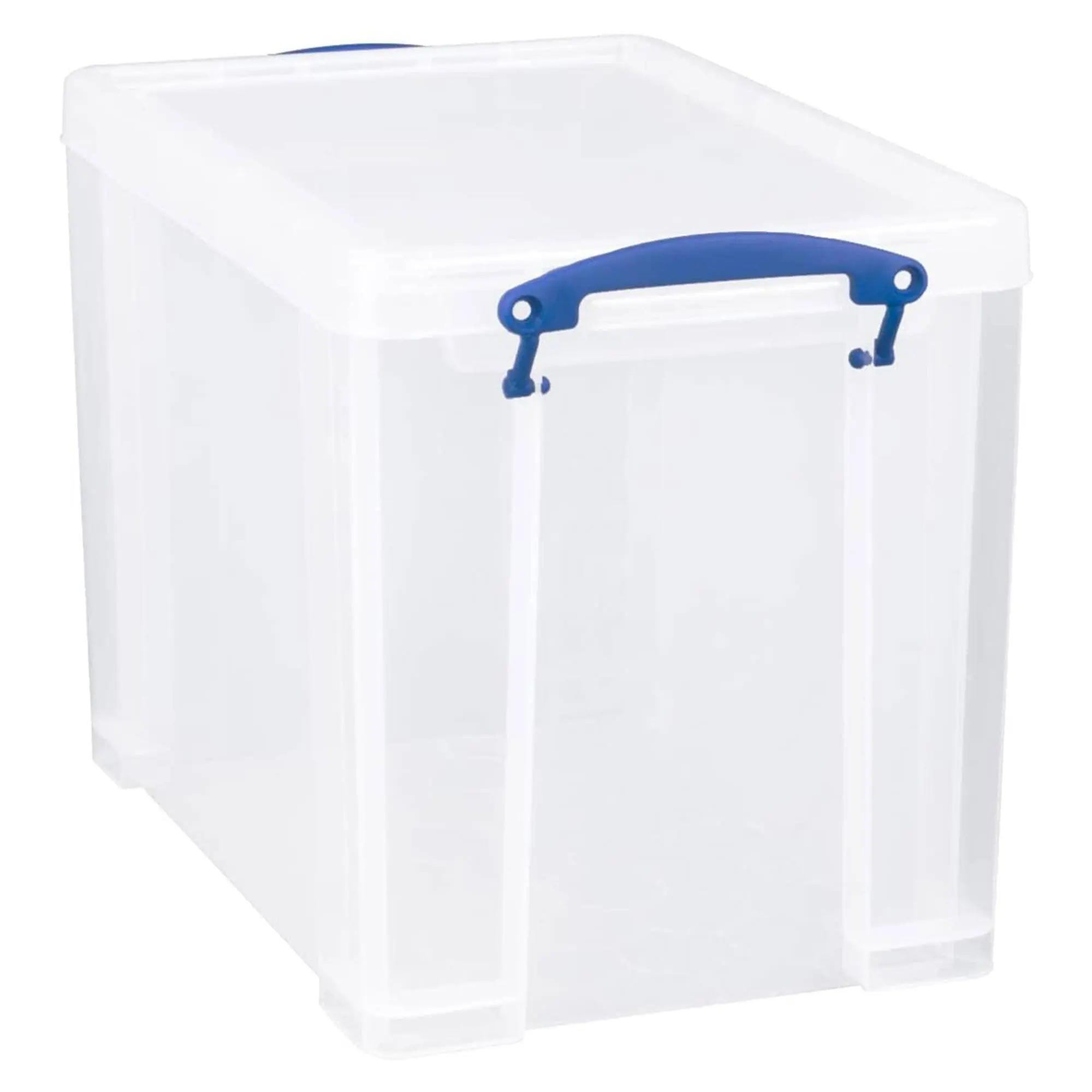 Really Useful Box 19L Plastic Storage Container w/Snap Lid & Clip Lock Handles Really Useful Box 19L Plastic Storage Container w/Snap Lid & Clip Lock Handles