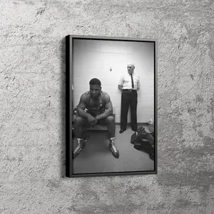 Mike Tyson Poster Boxing Black and White Wall Art Home Decor