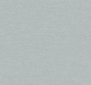 UW1018N Terrene Light Blue Faux Linen Wallpaper