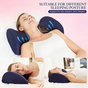 Sleeping Lumbar Support Pillow, Bed Waist Cushion for Spine Alignment, Sciatica & Pregnancy Hip Relax