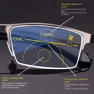Unisex TR90 Auto-Adjusting Eyeglass Frames, 2-Piece Set of Men's Glasses High Quality Sunglasses Adjustable Sunglass