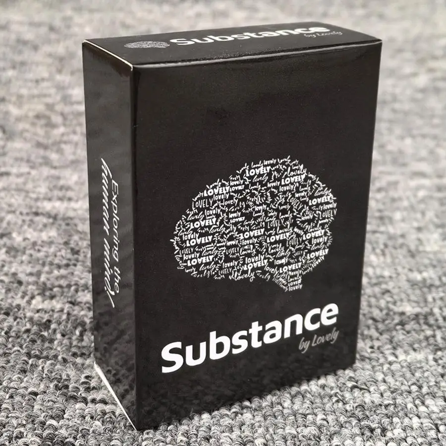 Substance By Lovely Card Game, 1 Box Meaningful In-depth Conversation Cards, Essential Game Props and Gifts for Couples Dating and Traveling