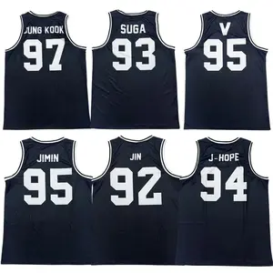 Returning in 2026 ARIRANG Sleeveless Jersey Tank Top Kpop Style Band Shirt Tour T-Shirt for Fans JIN#92 SUGA#93 RM#94 J-HOPE#94 JIMIN#95 V#95 JUNG KOOK#97 Unisex Crewneck Loose Fit Breathable Cotton Tee Black S-XXXL Shirt