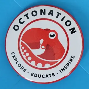 Octopus Fan Club Member Button