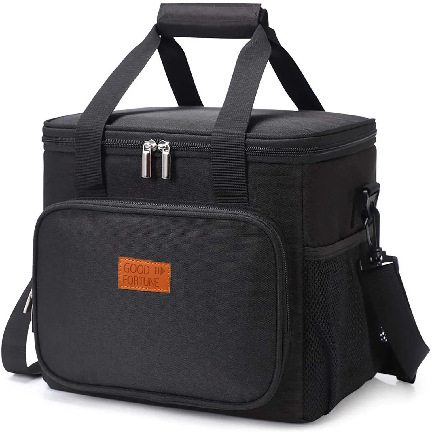 Large Capacity Bento Bag, Waterproof Single Shoulder Crossbody Thermal Bag, Portable Picnic Bag, Reusable Lunch Bag for Outdoor Camping Picnic