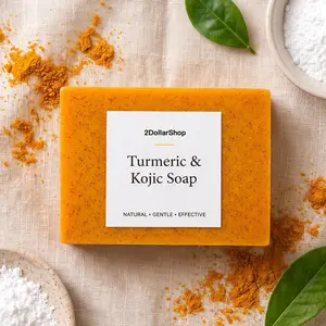 Lemon Turmeric Kojic Acid Soap, Turmeric & Kojic Acid Brightening Soap, Dark Spot Remover, Kojic Acid Soap, Soap Body CareBody Wash Lemon Flawless Organic