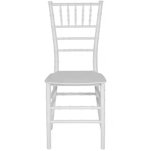OpuLux Events White Resin Chiavari Chair – Where Elegance Meets Durability