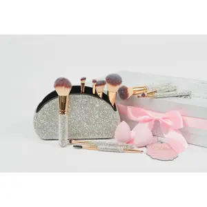 SILVER BLING Glitz & Glam | 13pc Makeup Brush Set | GG4673