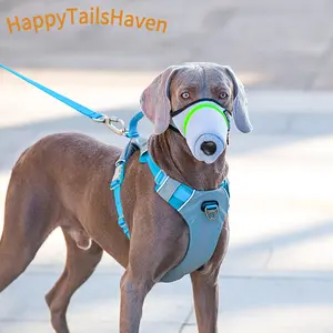 Dog Dustproof Muzzle with Breathing Valve – Breathable Nylon, Anti-Dust & Anti-Odor