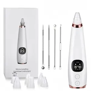 【New arrival】Blackhead Remover Pore Vacuum USB Rechargeable Blackhead extractor Facial Beauty Instrument Facial Beauty Facial Cleaner