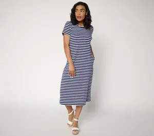 Liberty Belles by Kim Gravel Petite TripleLuxe Stripe Dress