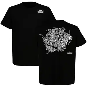 6.7 Ford Powerstroke Engine 2 Sides T-shirt, Car Parts Enthusiast Shirt, Perfect For Truck & Car Lovers, Full Size, Full Color