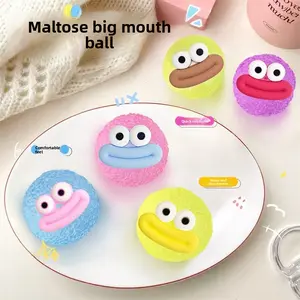 NEW Smushers Squishy Cutie Toy ,Funny Face Curiosities Dog Face Swap Squishy Soft Moldable Multisensory Stress Relief for Anxiety Safe Maltose Material Portable Sensory Decompression Party Favors
