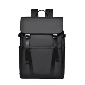 New Flip-Top Backpack with Large Capacity, Trendy Travel Bag for Men, High-End Backpack, Casual Backpack