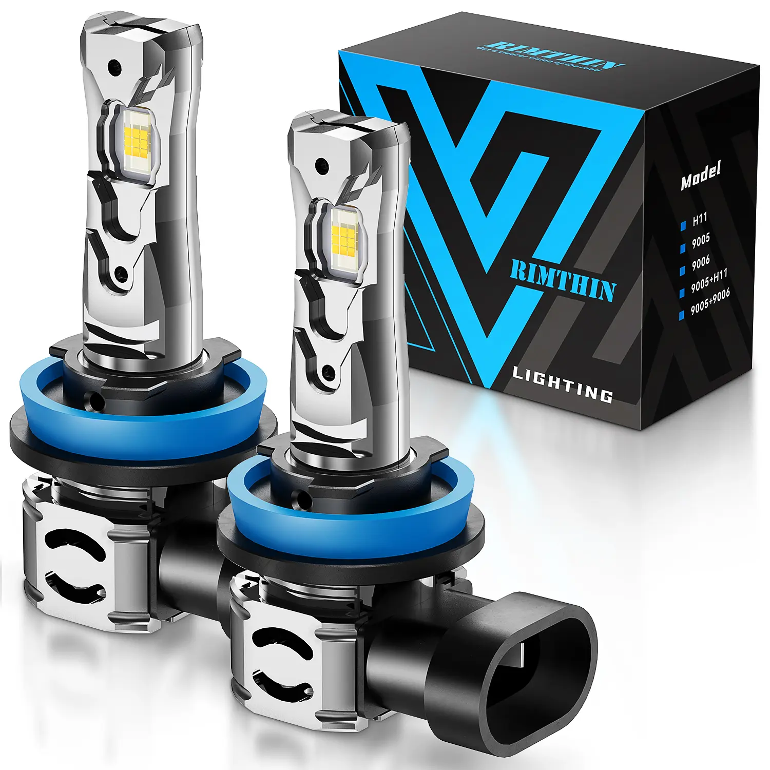 H1/H4-9003-HB2/H7/H8-H9-H11/H13 /9005/9006 LED Bulbs Combo,Home Light Bulbs 120W 32000LM Super Bright Cool White Fog Bulbs,IP67 Waterproof,Plug and Play