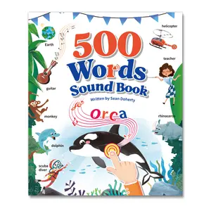 [SpringGlowUP]2026 Timetome English Interactive Educational Toy for Kids 1–6, Sound Book for Early Language Learning, Interactive Educational Toy with 500 Words & 22 Themes, Perfect Gift Idea for Toddlers