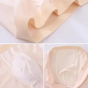 Men's 50S Modal-Like Seamless Air-Conditioning Boxer Briefs - Mesh Breathable Lightweight Summer Underwear