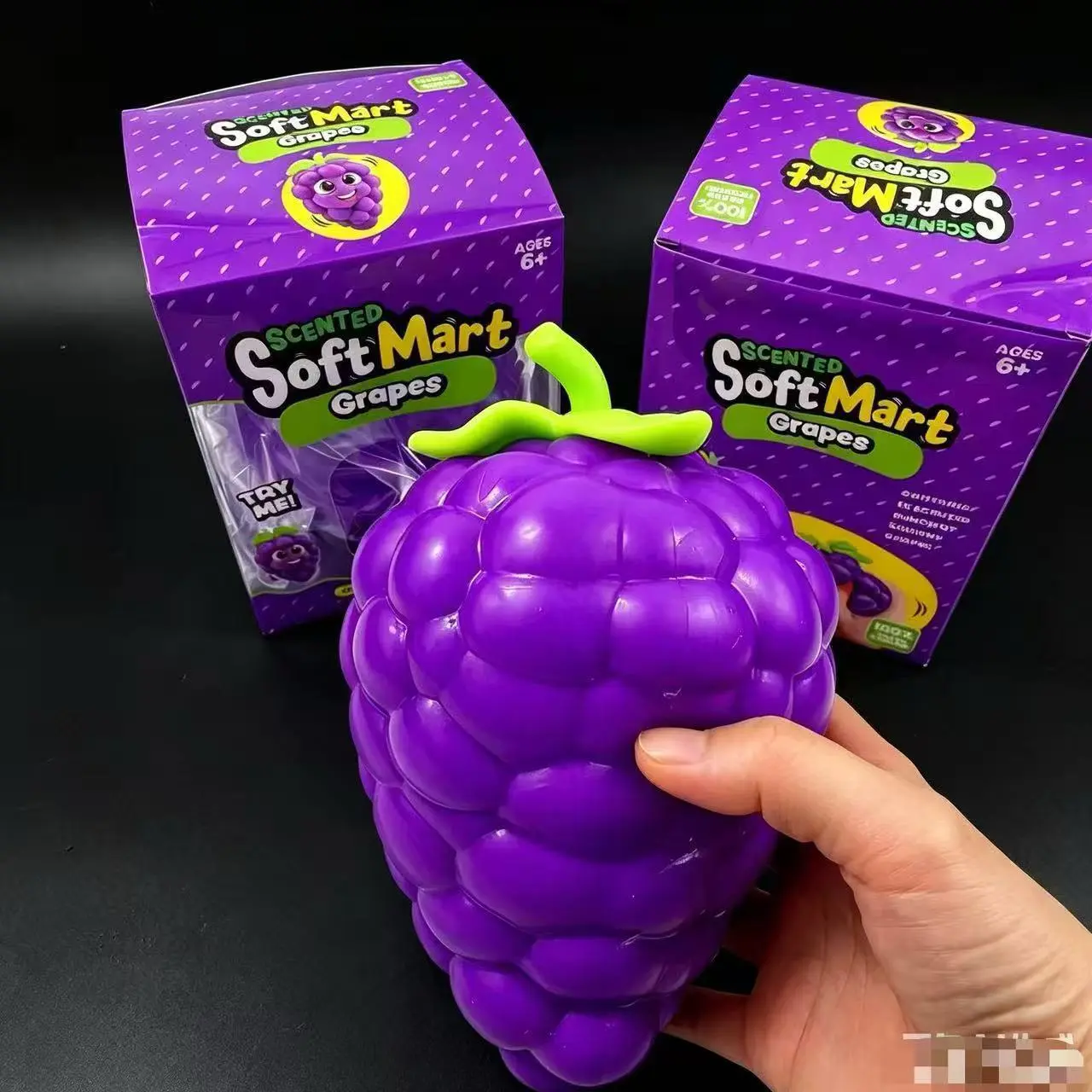 Squishy Fidget Toy, Soft Stretch Squeeze Toy, Anxiety Stress Relief Sensory Toy for Adults & Kids Ages 6+