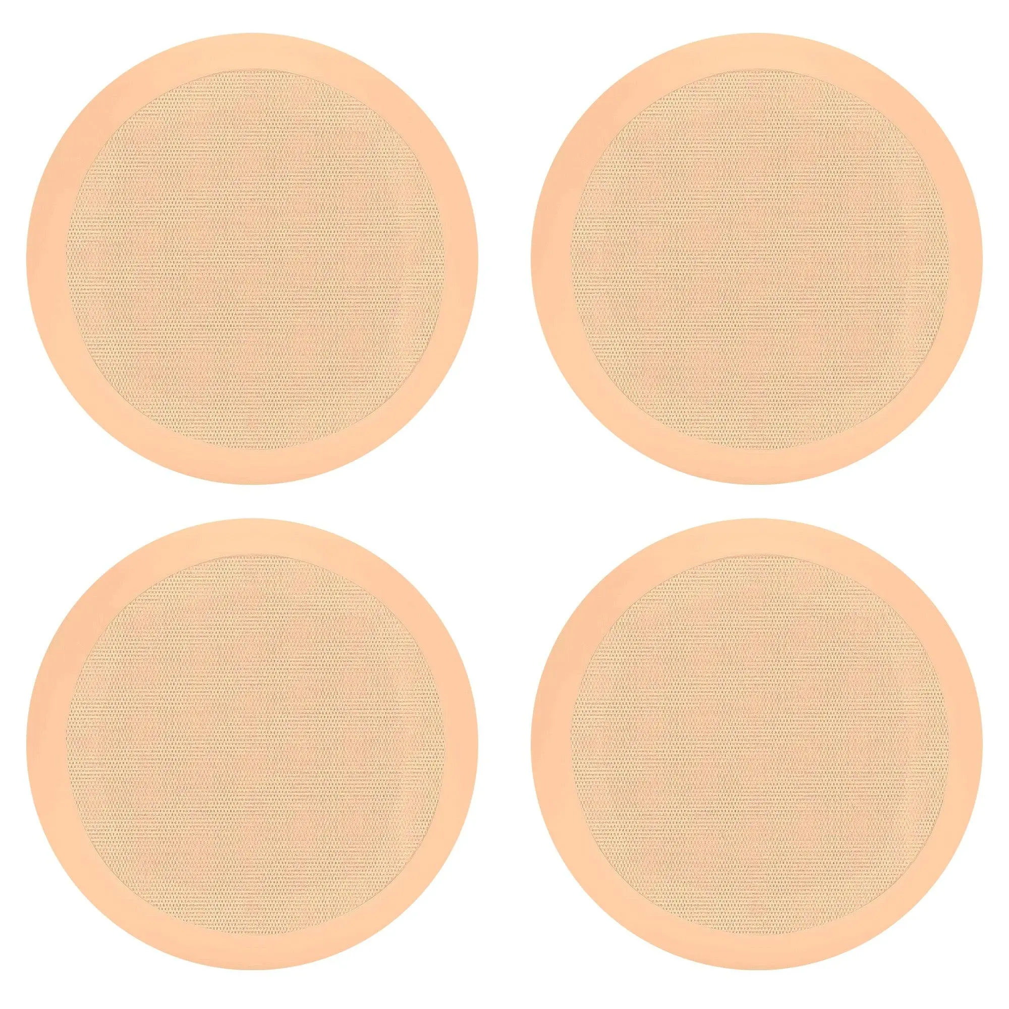 Pyle PDIC Series 250W 8" Round Flush Mount In Wall/In Ceiling Speakers, 2 Pair