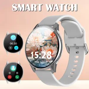 Round Smartwatch, Multifunctional Fitness Smart Watch, Wireless Calling/browsing, Multiple APP Alerts, Unisex Sports Watch, Custom Wallpaper, Music Control, Compatible iOS/android