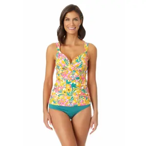 Anne Cole - Twist Front Underwire Tankini Swim Top