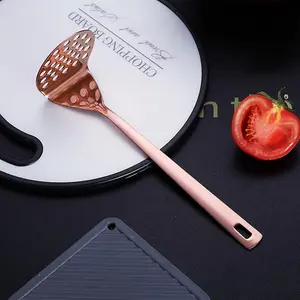 Copper Kitchen Utensils Set, 13 Pieces Stainless Steel Cooking Utensils Set with Titanium Rose Gold Plating
