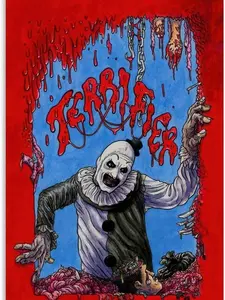 Terrifier Posters Horror Movie Poster Wall Art Paintings Wall Decor Bedroom Decor Aesthetic
