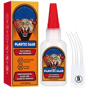 Printer Glue Super Plastic Glue 30 g, Super Glue for Plastic,   Drying Clear Heavy Duty  Adhesive for Toys, Miniatures, Model, , PVC, PLA, ABS,PETG,TPU