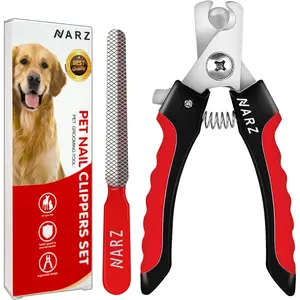Dog Nail Clippers Professional Dog & Pets Nail Trimmers Cat Nail Clipper with Pet Nail File Cat Nail Trimmers with Safety Lock to Prevent Over Cutting