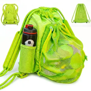 2 in 1 Detachable Basketball Backpack, Removable Ball Bag & Separate Shoe Compartment, Lightweight Breathable, Multi-functional for Football, Volleyball, Sports, School, Gym & Travel