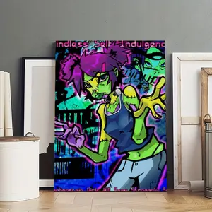 Mindless Self IndulgencePoster Photo Canvas Frameless Cover Poster Artwork Canvas Wall Art Room Decoration Hanging Chart Printing Canvas Printing Room Aesthetics