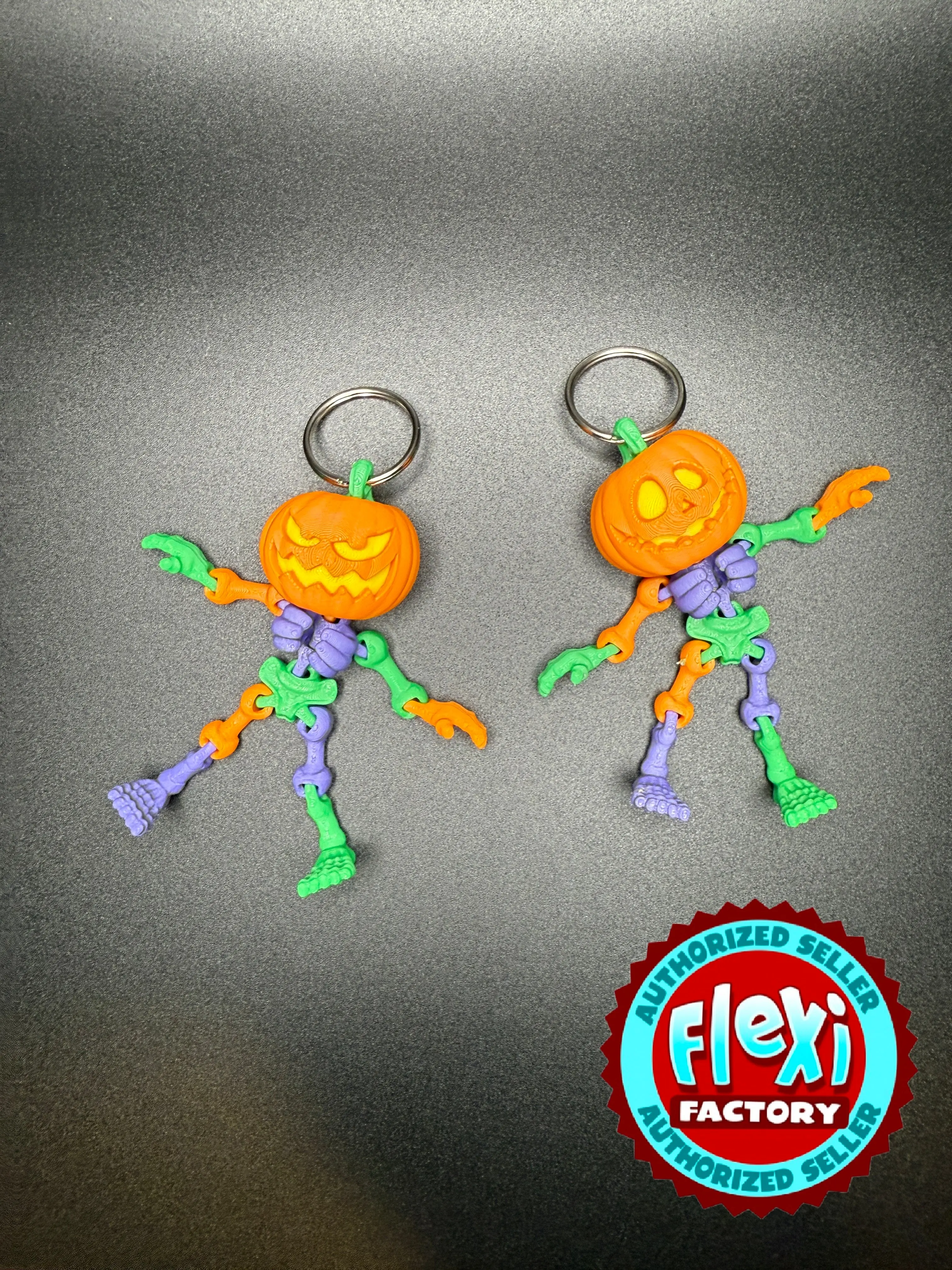 Scary & Silly Skeleton Jack Keychains