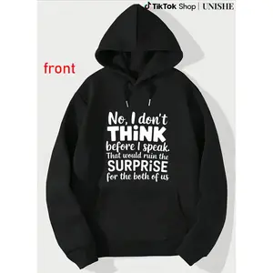 Sarcastic Long Sleeve Hoodie –  Funny Quote, No Filter Style